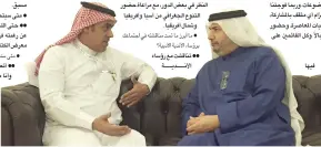  ??  ?? الزميل د. علي الرباعي محاورًا د. عبدالرحمن العاصم.