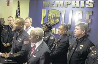  ?? BRAD VEST/THE COMMERCIAL APPEAL ?? Memphis Police Director Toney Armstrong announces the arrest of Tremaine Wilbourn Monday afternoon. “I think he felt the walls closing in and felt it was in his best interests to turn himself in,” Armstrong said.