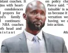  ??  ?? Atlanta Hawks head coach Lloyd Pierce: Speaking for those who don’t have voice.