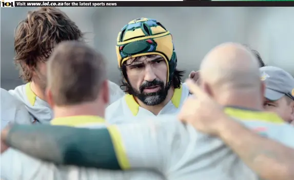  ?? PICTURE: GALLO IMAGES ?? FRIDAY
I’M LISTENING: Victor Matfield will continue his record as the most capped Springbok when he runs out for his 117th Test against Italy tomorrow.