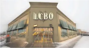  ?? RICK MADONIK TORONTO STAR ?? A customer followed two men suspected of stealing booze from this LCBO at 675 Wilson Ave., took their licence plate number and provided it to police, who were able to nab the suspects.