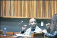  ?? PICTURE: NOKUTHULA MBATHA ?? CHANGED HIS TUNE: Donald Sebolai in the dock for allegedly stabbing and killing his girlfriend Dolly Tshabalala.