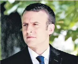  ?? CHRISTOPHE ENA/AP ?? Emmanuel Macron, presidente electo de Francia.