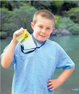 ?? Photo / Tania Whyte ?? Whanga¯ rei’s Isaiah Salisbury is one of about 90 kids attending a camp for children with congenital heart defects.