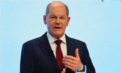  ?? Photograph: Fabrizio Bensch/Reuters ?? Olaf Scholz, the social democrat leader of the new coalition. ‘Mr Scholz and his government may not long enjoy the luxury of a honeymoon period.’