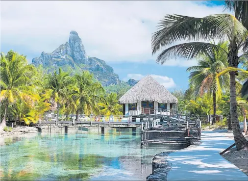  ?? PHOTOGRAPH: SHUTTERSTO­CK ?? Besides immaculate scenery Bora Bora is the location of cannons abandoned by US forces after the end of the Second World War