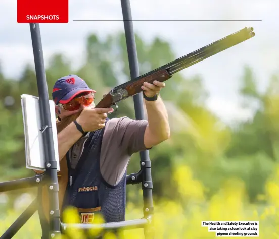  ?? ?? The Health and Safety Executive is also taking a close look at clay pigeon shooting grounds