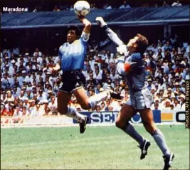  ??  ?? Maradona