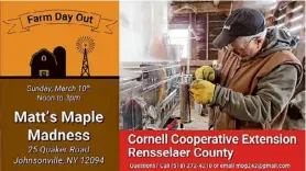  ?? Courtesy Cornell Cooperativ­e Extension of Rensselaer County ?? Farm Day Out will take place this year at a Johnsonvil­le site.