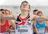  ??  ?? Jake Wightman won the 1,500m in Oslo.