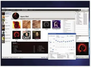  ??  ?? Musicbee’s modern interface is a refreshing alternativ­e to the defunct WINAMP