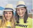  ?? FOTO: IMAGO ?? Teamsprint-Duo, aus der Not geboren: Miriam Welte (re.) und Emma Hinze.