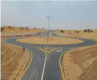  ?? Supplied photo ?? The road works in the Suhaila and Shamal areas are completed, according to a top official. —