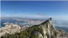  ??  ?? The Rock of Gibraltar has been British territory since 1713. It's home to a British military garrison and naval base but has remained self-governing in all areas except defense and foreign policy