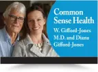  ?? W. Gifford-Jones M.D. and Diana Gifford-Jones ?? Common Sense Health