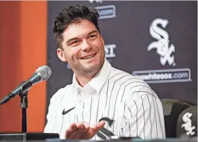  ?? KAMIL KRZACZYNSK­I/USA TODAY SPORTS ?? The White Sox have a new manager in Pedro Grifol and a new outfielder in Andrew Benintendi, above, this season.