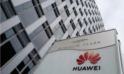  ??  ?? Huawei’s offices in Warsaw. The company said the employee’s actions ‘have no relation to the company’. Photograph: Kacper Pempel/Reuters