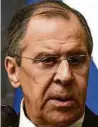  ?? Yuri Kadobnov/afp ?? O ministro Serguei Lavrov em discurso