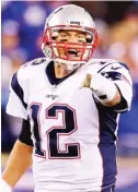  ?? | GETTY IMAGES ?? An appeals court seemed to lean heavily at times toward a suspension for Patriots quarterbac­k TomBrady.
