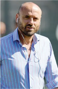  ?? LAPRESSE ?? Gianluca Petrachi, 51 anni, direttore sportivo gialloross­o