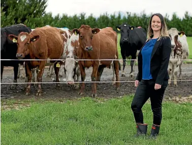  ??  ?? Rabobank dairy analyst Emma Higgins says the risks to exporters include political uncertaint­y in Europe.