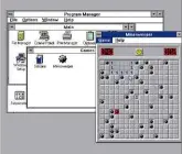  ??  ?? Relive the good old days by playing Minesweepe­r within Windows 3.1