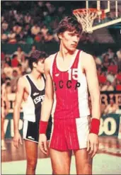  ??  ?? Arvydas Sabonis, con la URSS.