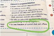  ?? ?? The Pearson Edexcel GCSE in Citizenshi­p Studies textbook lists British Citizens’ responsibi­lities