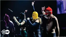  ?? ?? Pussy Riot at a concert in Utrecht in 2019