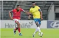  ?? BackpagePi­x ?? TEBOHO Mokoena opened the scoring for Sundowns with a terrific strike against SuperSport, and could be a key figure against Maritzburg United on Sunday.