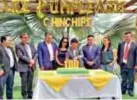  ??  ?? CELEBRACIÓ­N. Las autoridade­s participar­on del programa de aniversari­o de Chinchipe.