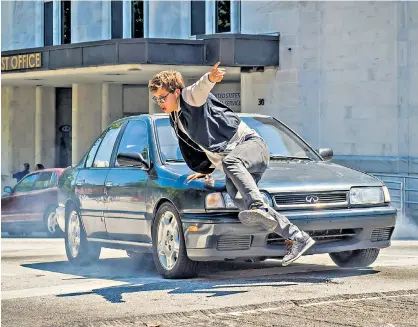  ??  ?? The need for speed: Ansel Elgort in ‘Baby Driver’