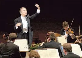  ?? Riccardo Musacchio EPA ?? CLAUDIO ABBADO, above in 2001 with the Berlin Philharmon­ic, died at age 80.