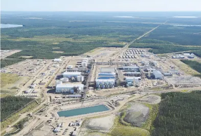  ?? MEG ENERGY / FILES ?? One of the biggest debt deals in the oilpatch last year was a $1.6-billion debt financing by MEG Energy Corp.,
whose Christina Lake thermal oilsands project is shown above.