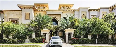  ?? PICTURE: KNIGHT FRANK ?? PLUSH: Villa L35 in Emirates Hills, Dubai is alleged to be the home of Jacob Zuma. Zuma, however, has denied the claim.