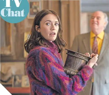  ??  ?? Charlotte Ritchie as Alison in Ghosts, which returns for a third series