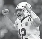  ?? THOMAS SHEA/USA TODAY SPORTS ?? The Colts’ Andrew Luck has 11 playoff TD passes.