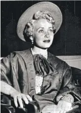  ?? SUN-TIMES LIBRARY ?? Jane Powell in a 1950s photo. She began singing on local radio as a small child and was discovered on a talent show in Los Angeles.