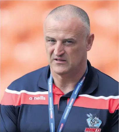  ?? Richard Sellers ?? ●● Rochdale Hornets head coach Matt Calland