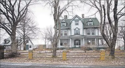  ?? JAN WAN/CP PHOTO ?? A historic manor in rural Nova Scotia, shown in a handout photo, has social media users salivating over the roughly $435,000 price tag for the three-acre estate.