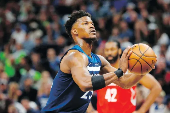  ?? JIM MONE/THE ASSOCIATED PRESS/FILES ?? Jimmy Butler’s demand to be traded out of Minnesota is the latest case in a long line of NBA players wielding their power over team management.