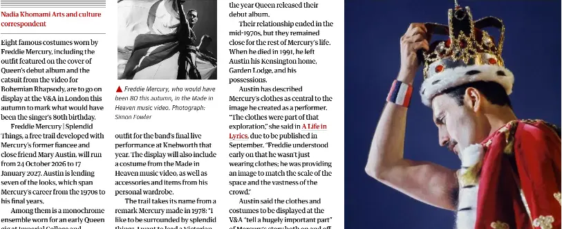 Freddie Mercury’s ‘splendid things’ to go on display at V&A | The ...