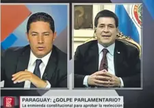  ?? ?? CNN exponía las mentiras de Horacio Cartes sobre la reelección.