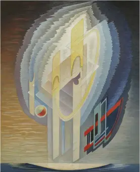  ??  ?? 7. Abstract Painting, No. 95, 1939, Lawren Harris (1885–1970), oil on canvas, 142.2 × 118.1cm. Collection of Georgia and Michael de Havenon