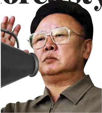  ??  ?? Bizarre tale: Former leader of North Korea, Kim Jong-Il