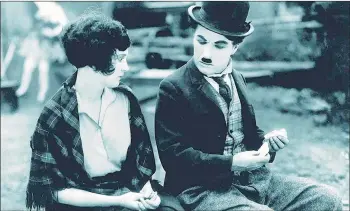  ?? WARNER BROS ?? Charlie Chaplin bridged comedy with melancholy in “The Circus,” filmed while he was in the process of divorcing Lita Grey.