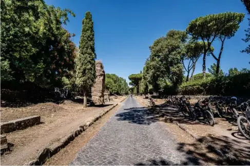  ?? (Pictures by Richard Collett) ?? The Appian Way gets you far from the madding crowd