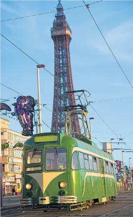  ??  ?? TIMELESS: Enjoy a nostalgic journey aboard a 1930s Blackpool tram