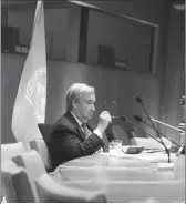  ??  ?? Antonio Guterres