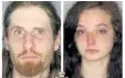  ??  ?? Kevin Stapleford-Francalanz­a, 24, and Rachel Hayden, 22.